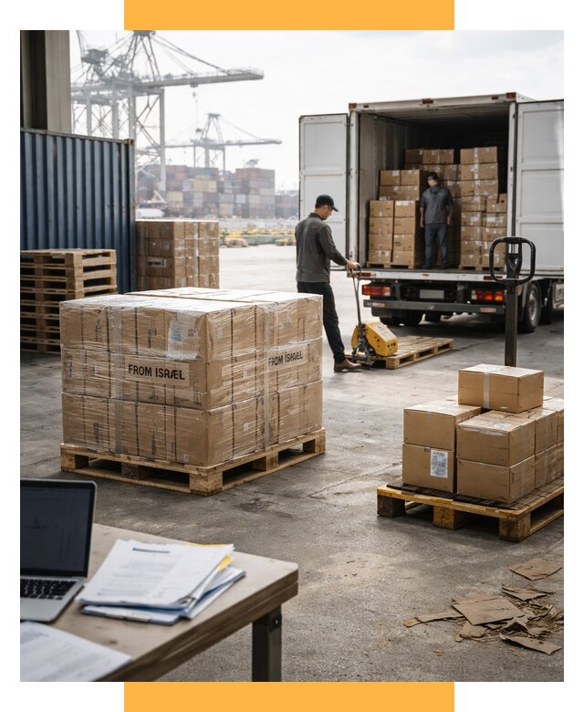 Доставка грузов из Израиля от 15285 р., логистика от СетСервис-Тмз