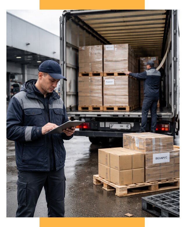 Доставка грузов из Беларуси от 15285 р. логистика СетСервис-Тмз