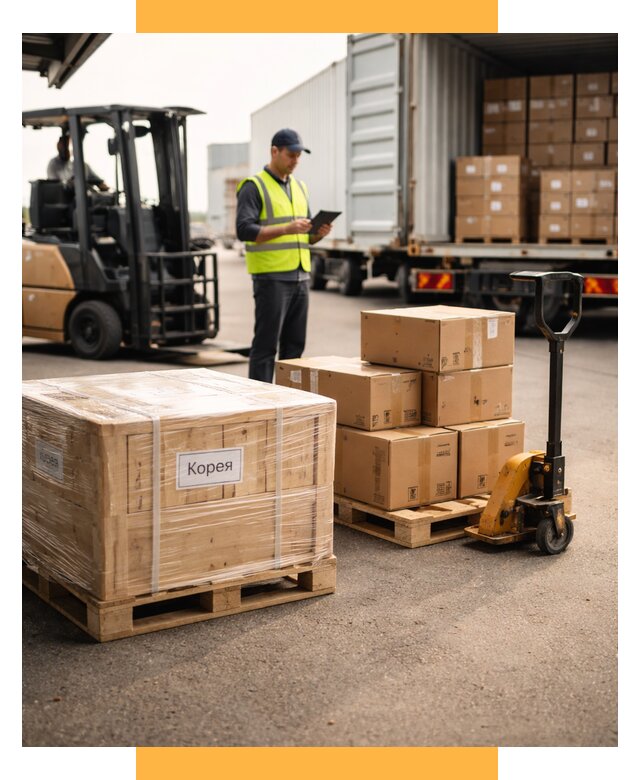 Доставка грузов в Корею из России от 35665 р. | СетСервис-Тмз