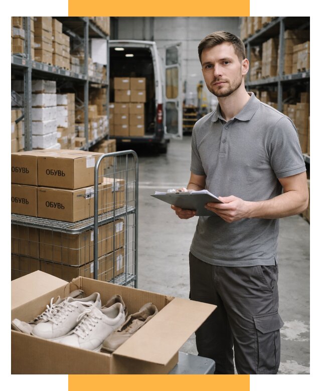 Доставка обуви из Китая и Турции от 4586 р. СетСервис-Тмз