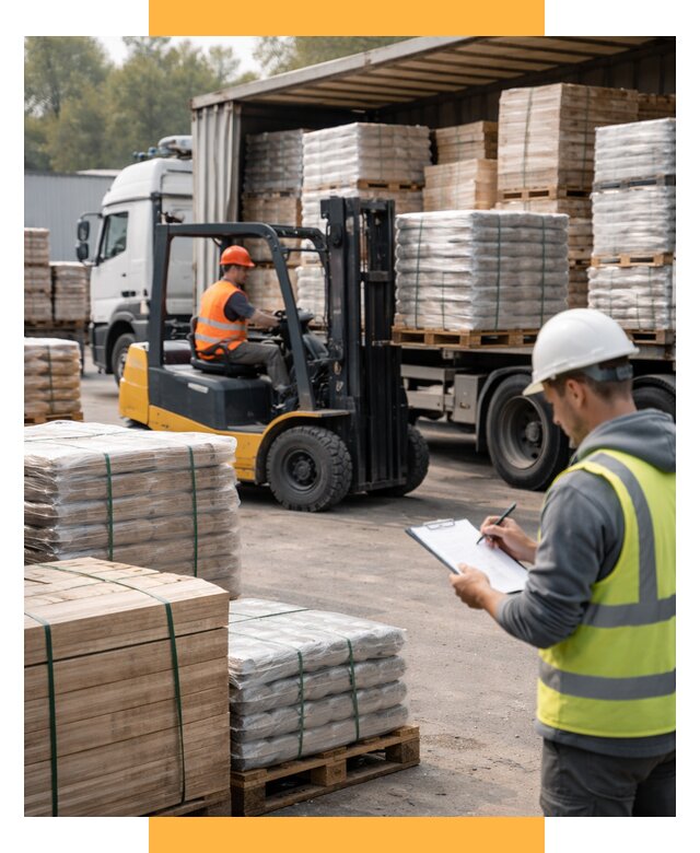 Перевозка строительных материалов от 5605 р. | СетСервис-Тмз