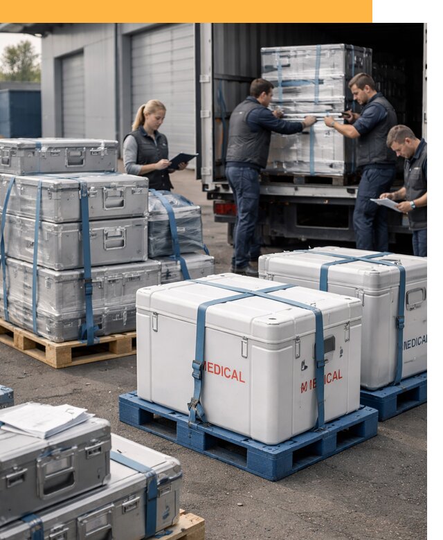 Перевозка медицинского оборудования по всему миру от 15285 руб