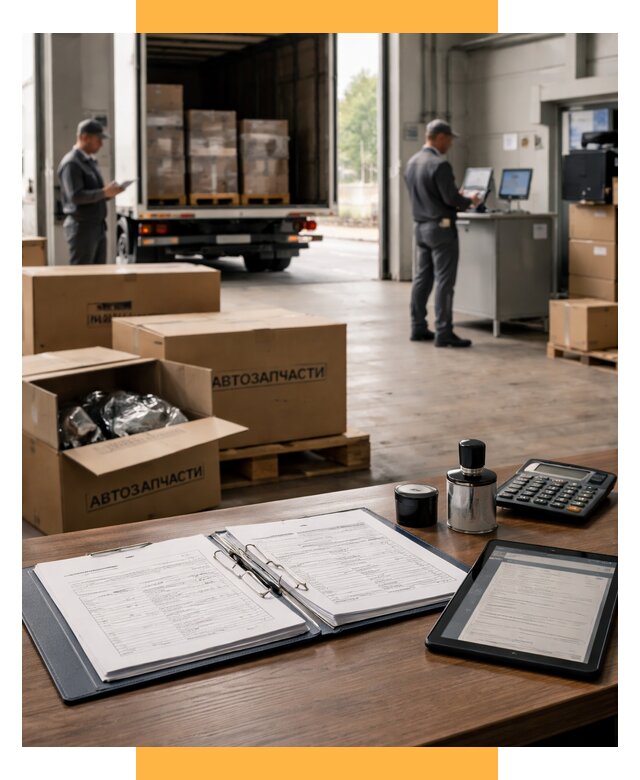 Таможенное оформление автозапчастей под ключ от 8662 р., СетСервис-Тмз
