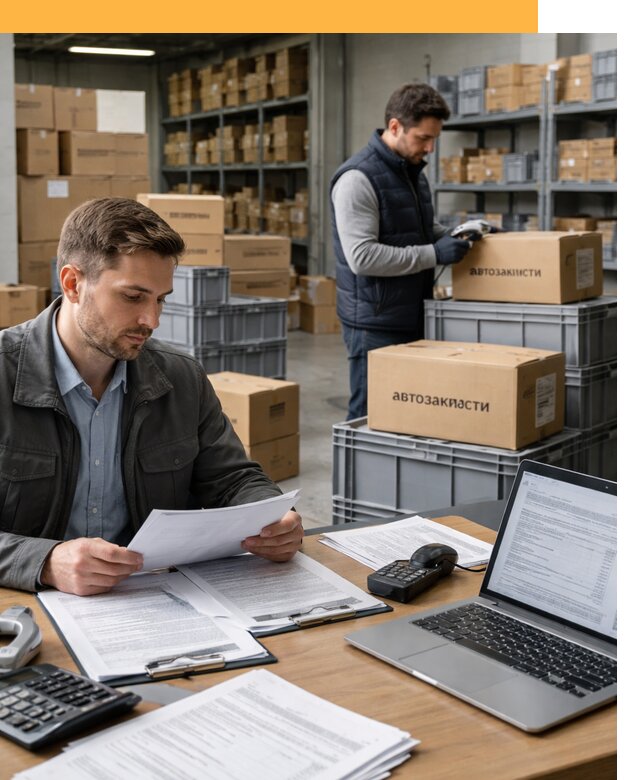 Таможенное оформление автозапчастей по выгодным тарифам от 8662